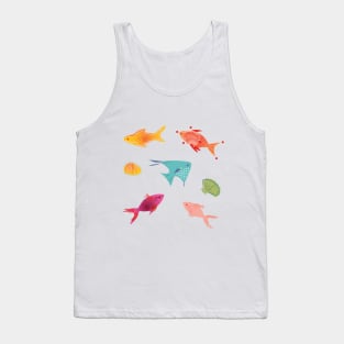 Colorful fishes Tank Top